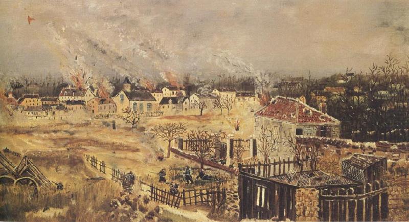 Henri Rousseau The Battle of Champigny china oil painting image